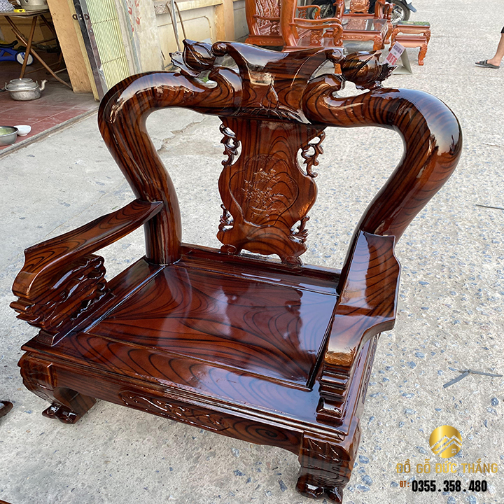 Bàn ghế minh quốc đào tràm tay 12 phù hợp nhà nhỏ gọn