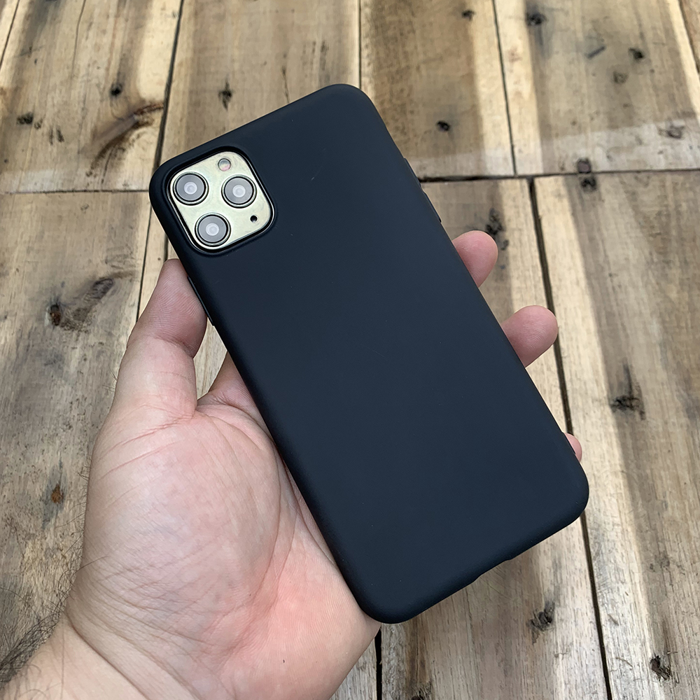 Ốp lưng dẻo mỏng dành cho iPhone 11 Pro Max - Màu đen