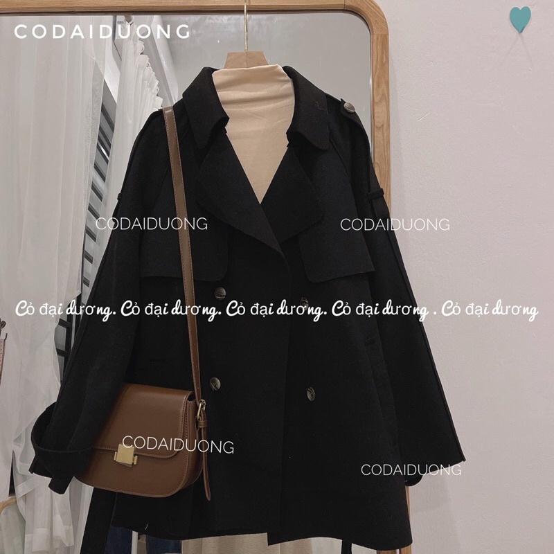 Áo dạ 2 màu mã a23