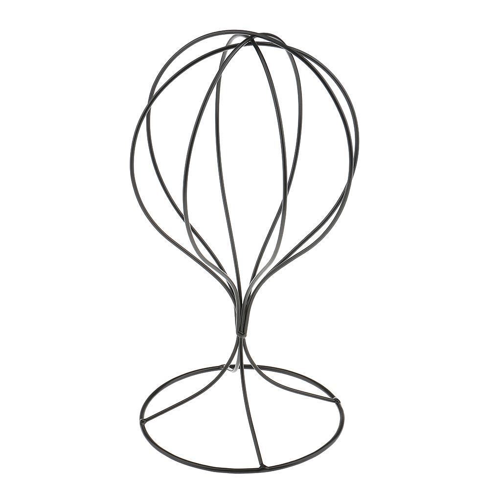 6Pcs Metal Hat Holder Hair Wigs Rack Stand Round Base Tool for Shop Home
