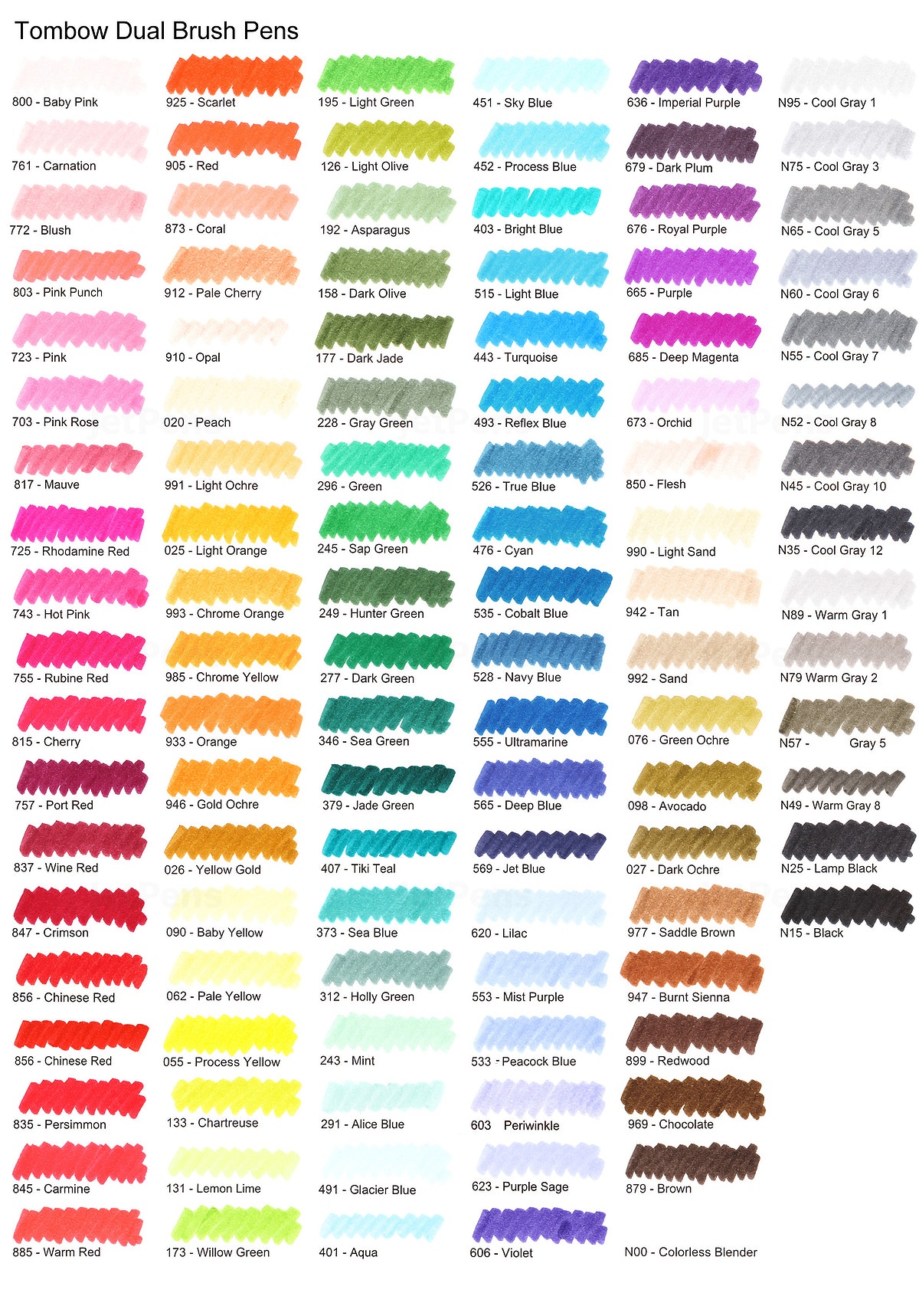 Bút lông cọ hai đầu Tombow ABT Dual Brush Pen - Brush/ Bullet - Port Red