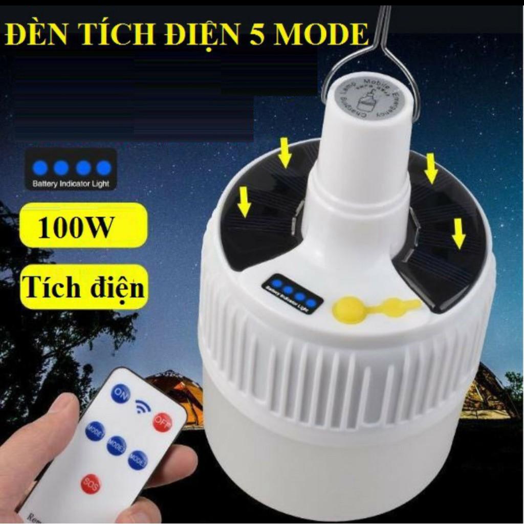 Đèn Tích Điện Có Điều Khiển Từ Xa ( Tặng Sạc + Remote)