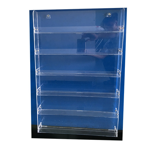 Kệ để xe mô hình treo tường 6 tầng bằng mica trong suốt kích thước 40x60cm