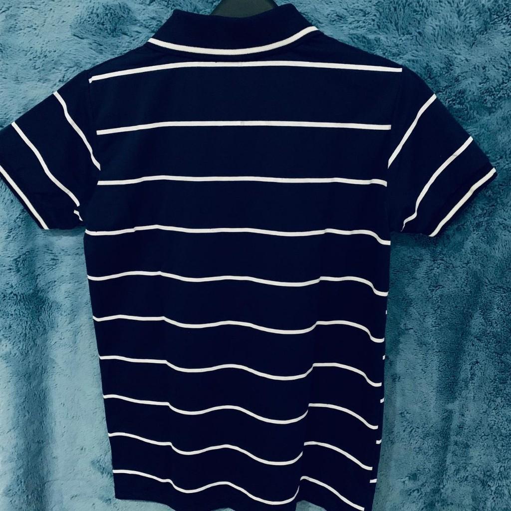 Áo thun nam Áo Polo nam cá tính BM02 phối logo phong cách Hàn Quốc