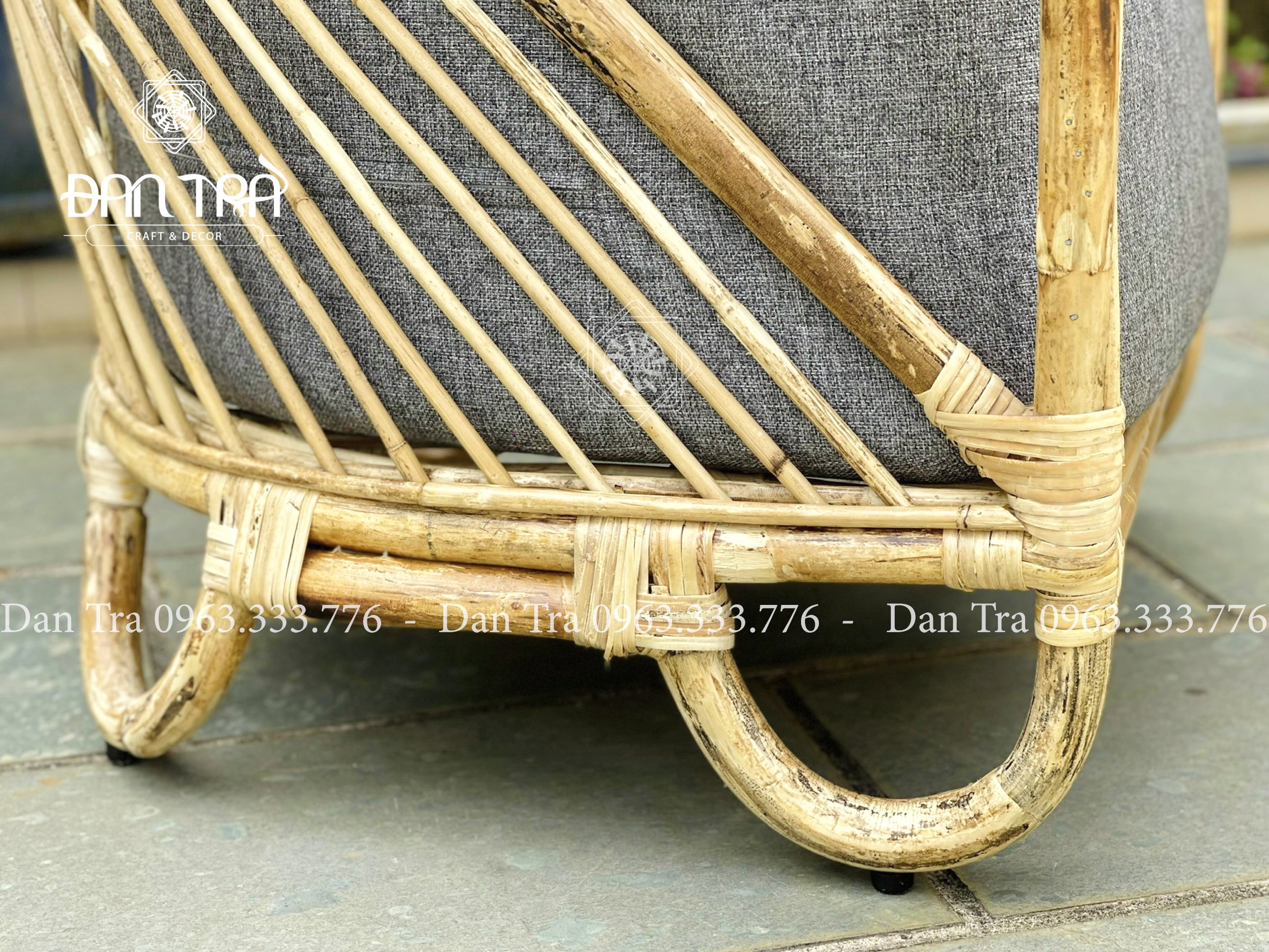 Ghế Mây Ốc Sên Độc Lạ - Ghế Mây Dành Cho Tiệm Nail, Spa- Ghế Mây Thư Giãn- Nội Thất Mây Tre Đan
