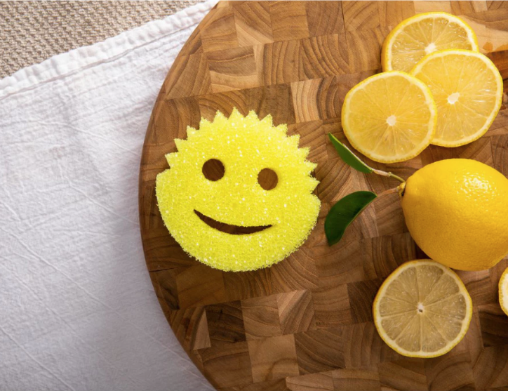 [Hương Chanh] Miếng chà rửa bọt biển Scrub Daddy, miếng xốp lau chùi đa năng