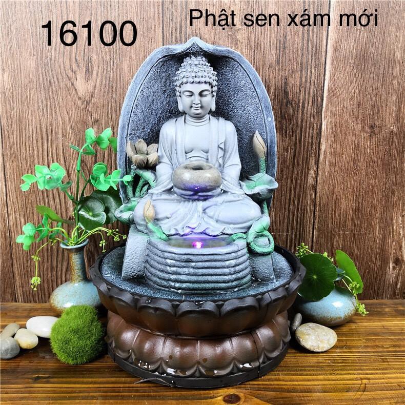 Thác nước phong thủy-Thác phong thủy mini để bàn hình phật