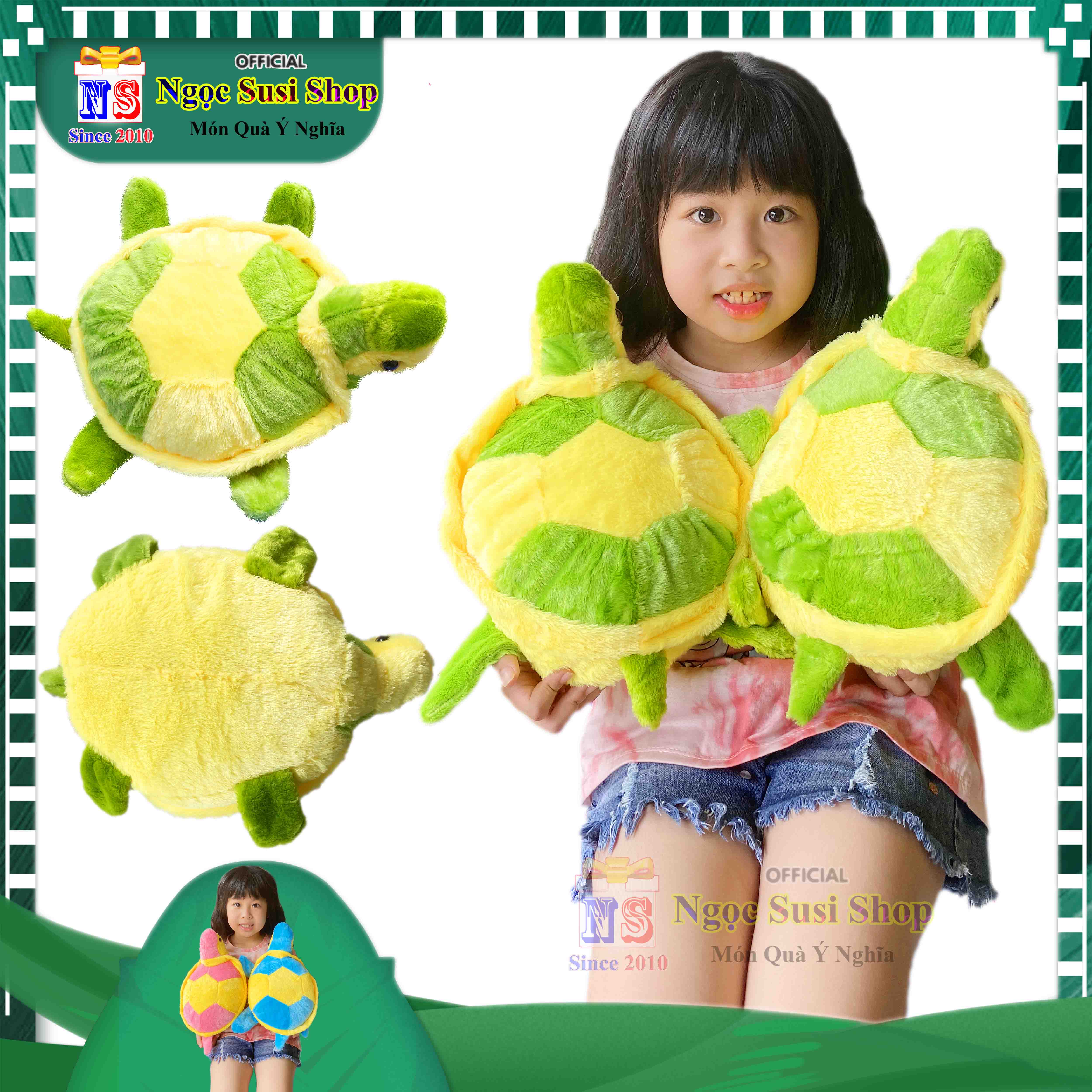 GẤU BÔNG CON RÙA NHỎ CHO BÉ YÊU SIÊU CƯNG - THÚ BÔNG CON RÙA