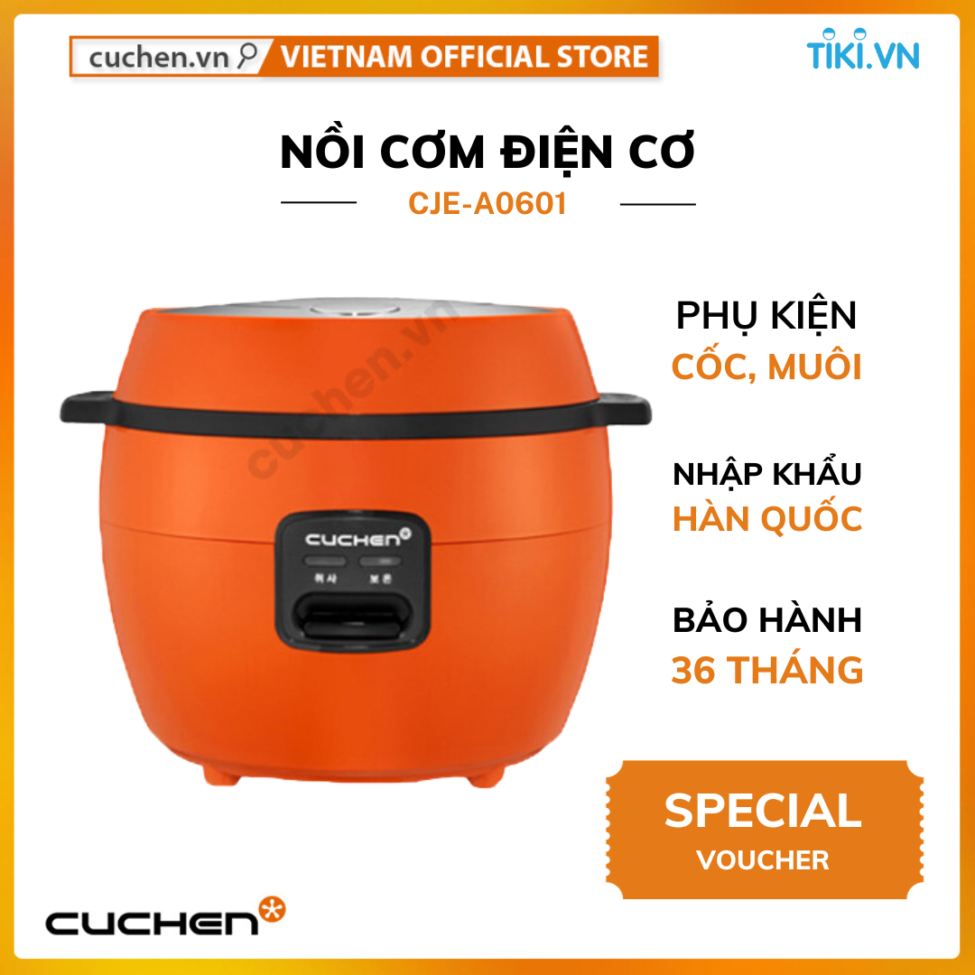 Nồi cơm điện Cuchen CJE-A0401 0.72L (Nhập khẩu chính hãng)