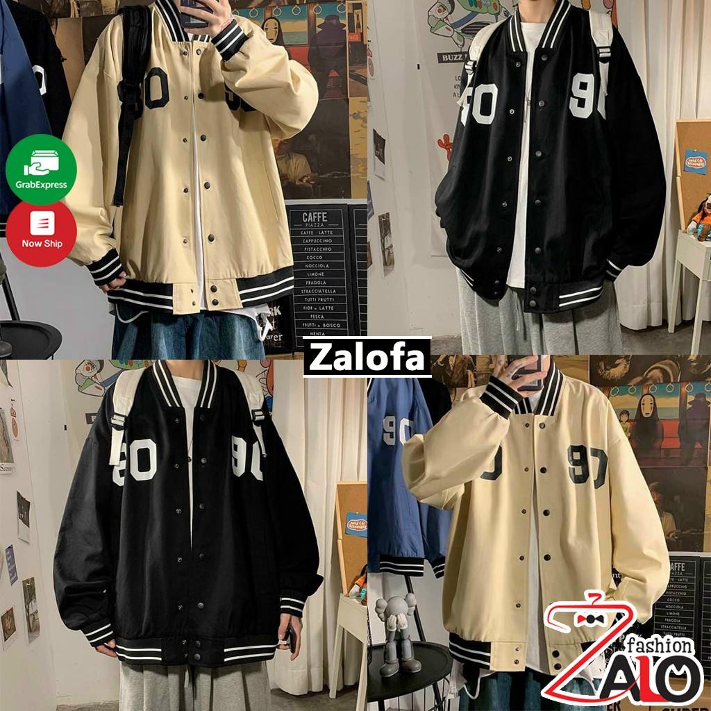 Áo khoác bomber dù 8090 Unisex ulzzang nam nữ 2 lớp Jacket Bomber
