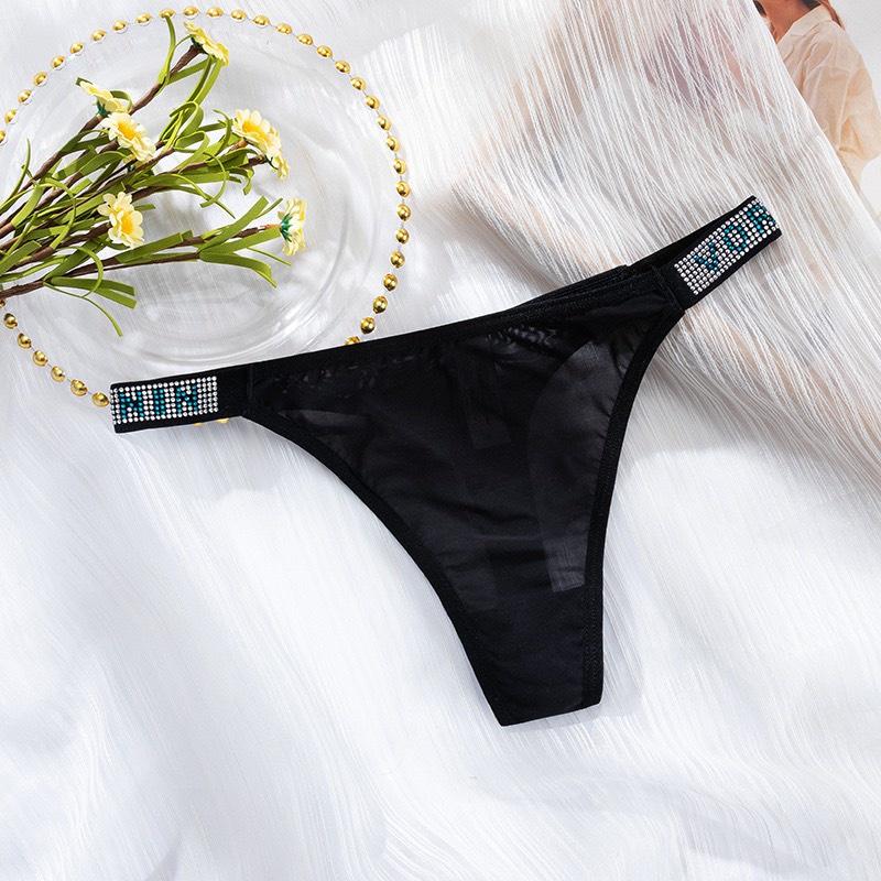 COMBO 5 QUẦN LỌT KHE LƯỚI TRƠN TÀNG HÌNH DÂY ĐÍNH ĐÁ VORONIN 8151