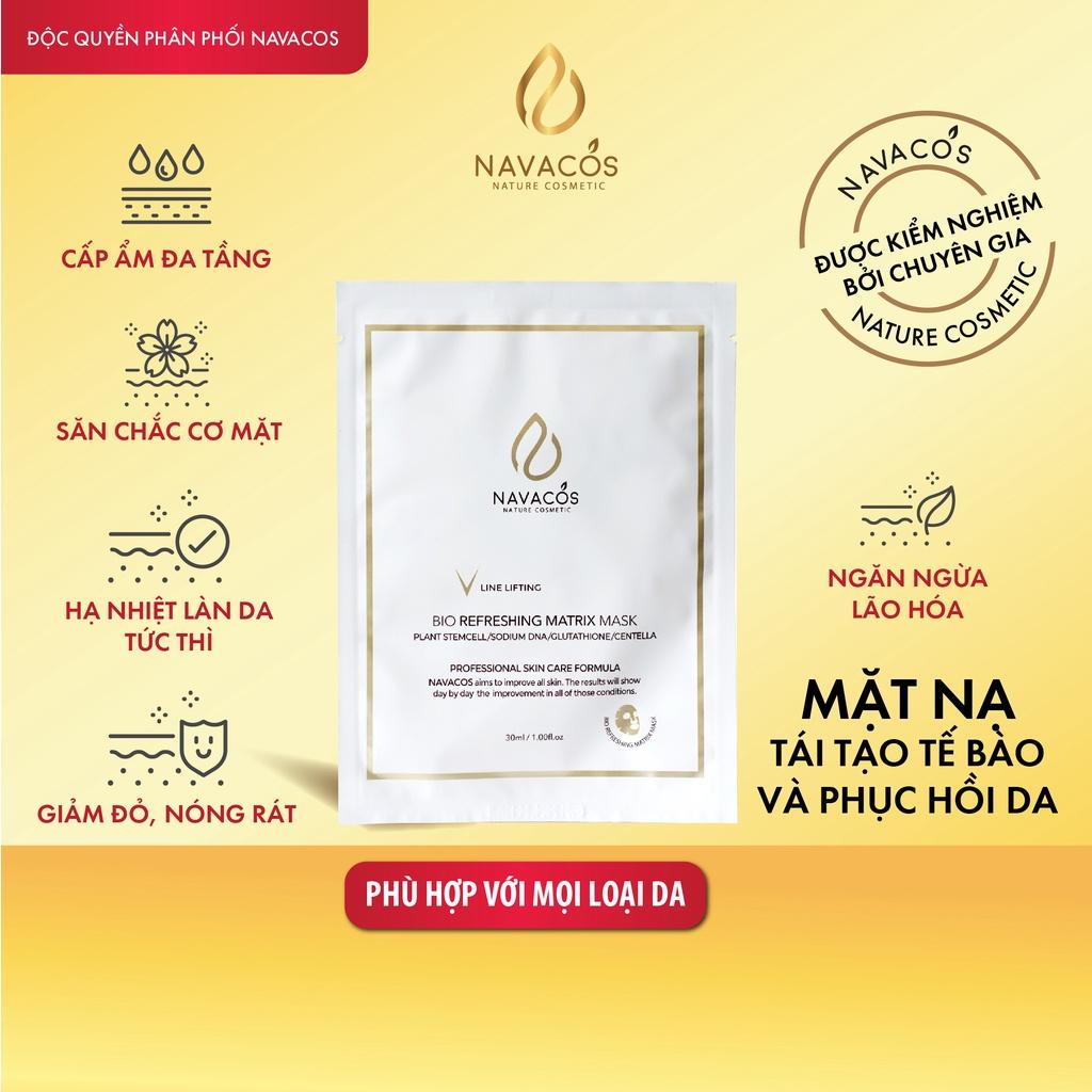 Mặt nạ sinh học NAVACOS BIO REFRESHING MATRIX MASK 30ml/miếng