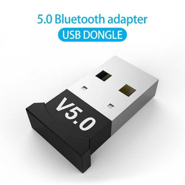 Thiết bị USB Bluetooth 5.0 Dongle CSR, thu phát bluetooth tốc độ cao cho PC và Laptop