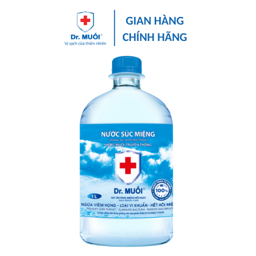 Nước Súc Miệng Dr. Muối Truyền Thống 1L