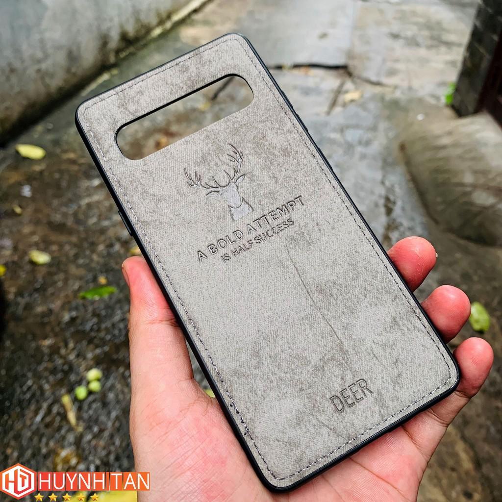 Ốp lưng s10 plus s10 s10 5g chống bám vân tay hình Nai 3D nhiều màu sắc phụ kiện điện thoại huỳnh tân store
