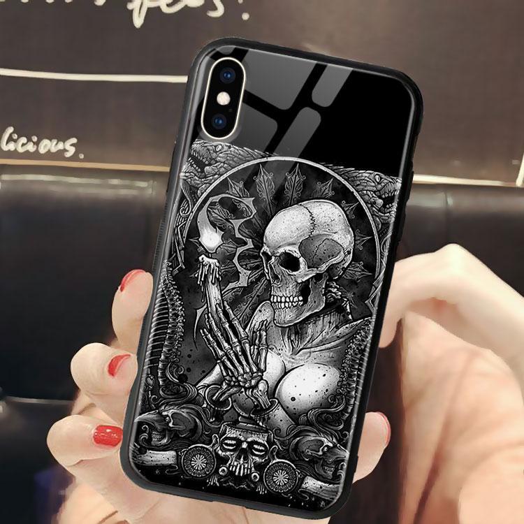 Ốp Lưng Bộ Xương Thanh Lịch dành cho Iphone 6/6Plus/6S/6S Plus/7/7Plus/8/8Plus/X/Xs/Xs Max/11/11 Promax/12/12 Promax Lpc20120327