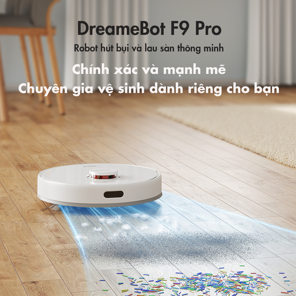 Robot Hút Bụi Lau Nhà Thông Minh Dreame F9 Pro - Bản Quốc Tế - Hàng chính hãng