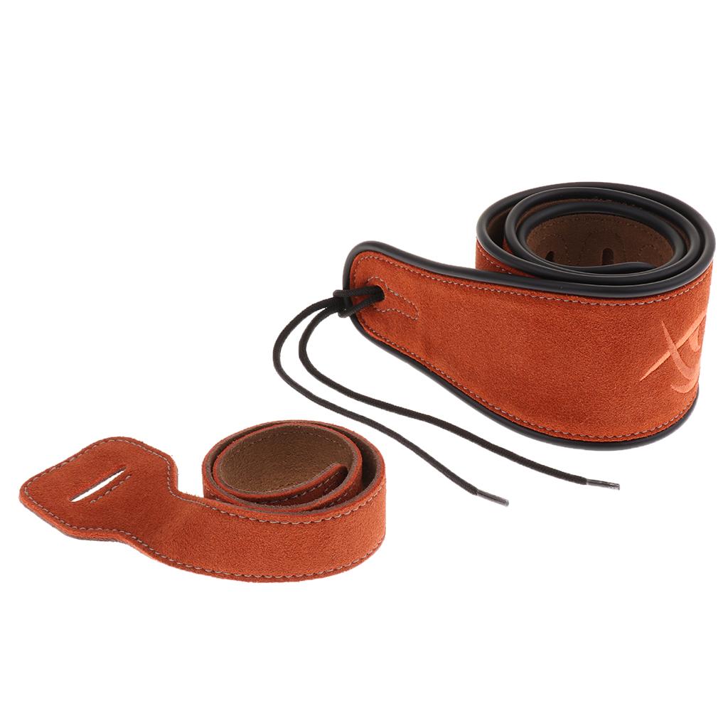 1 máy tính Có Thể Điều Chỉnh Dây Đeo Đàn Guitar Điện Acoustic Guitar Bass Dây Da