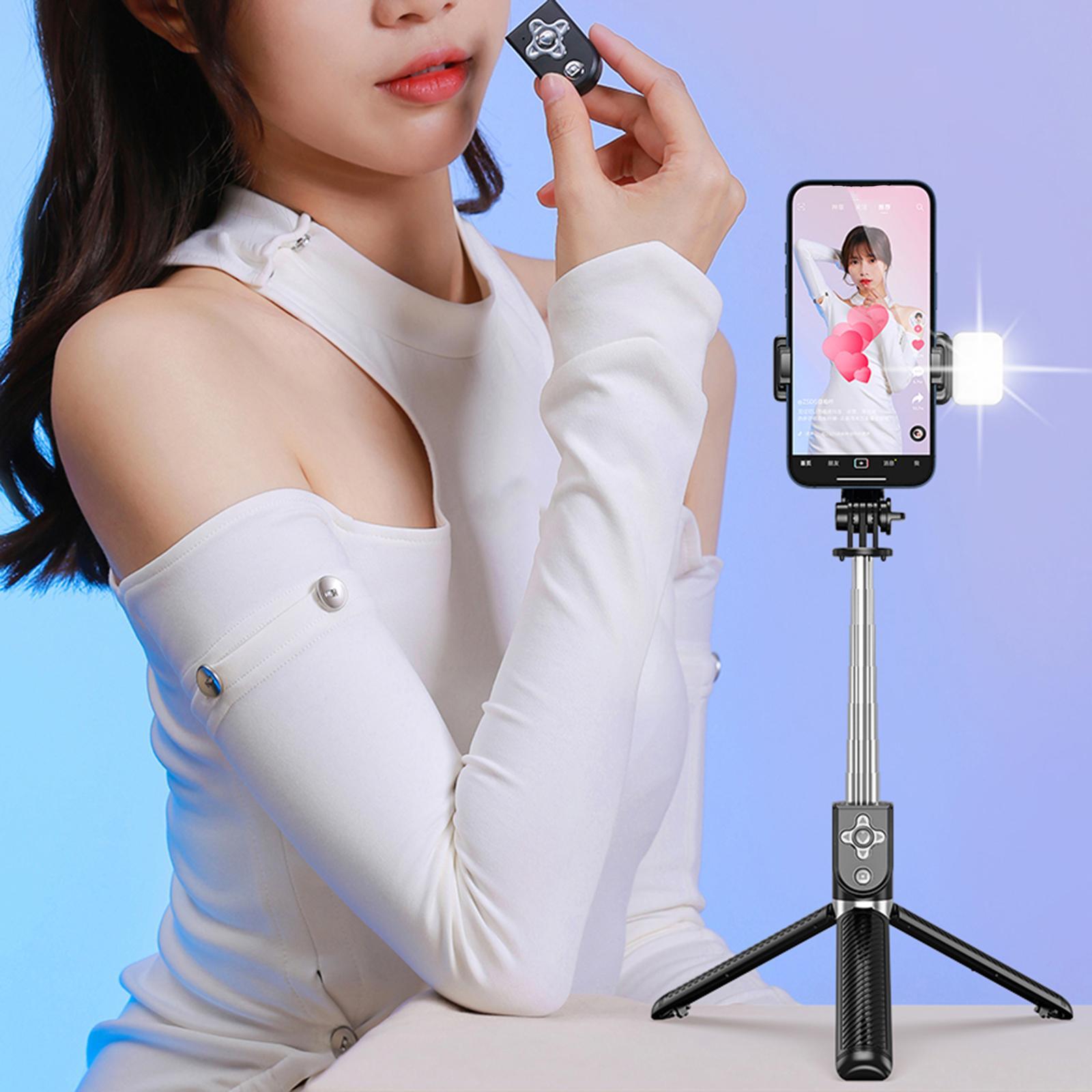 Selfie Stick Tripod Remote Lightweight for Video Recording Phone