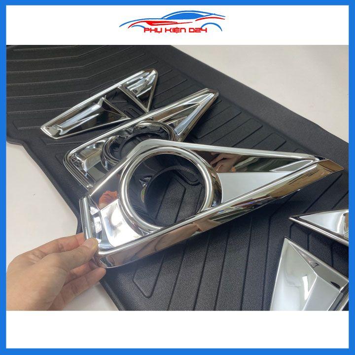 Ốp viền đèn gầm trước sau xe Veloz 2022-2023 mạ Crom chống trầy trang trí làm đẹp xe