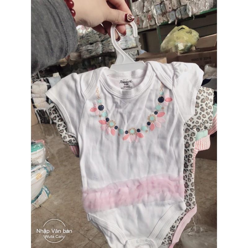Body suit - Body chip cộc tay chuẩn BELITI cho bé trai bé gái từ 3-11kg