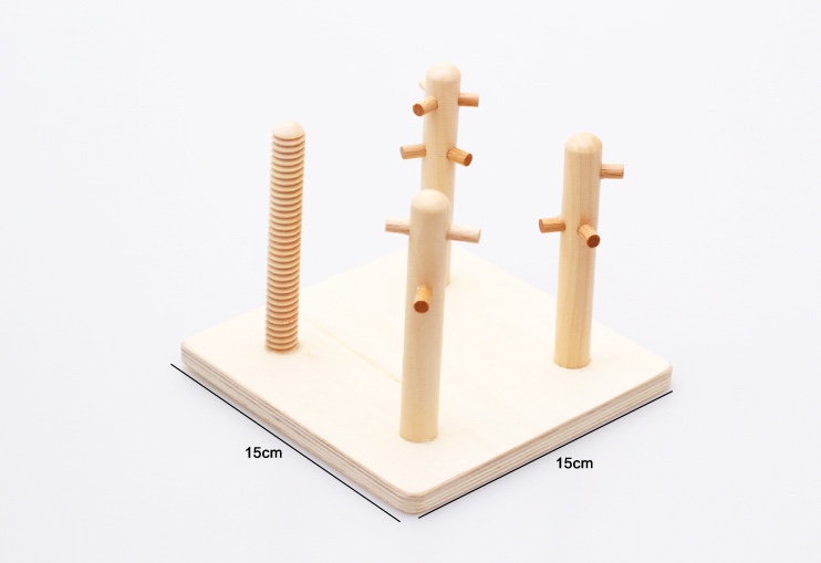 Combo 02 tranh ghép hình 40 mảnh và 01 bộ xiên cọc - đồ chơi gỗ cao cấp (tranh ghép giao ngẫu nhiên)
