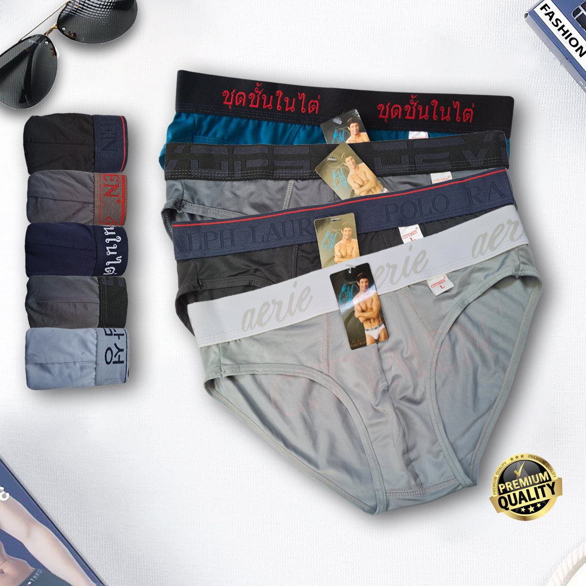 Combo 4 Quần Lót Nam hiệu CITYMEN vải thun lạnh co giãn 4 chiều nhiều lưng màu ngẫu nhiên, đồ lót - LMTK-MULTIAL