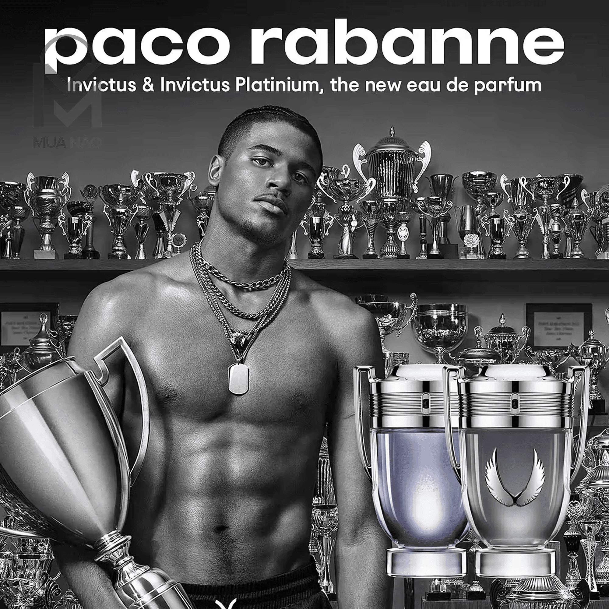 Nước hoa Paco Rabanne Invictus Platinum 100ml - Nước hoa Nam quyến rũ hãng Paco Rabanne