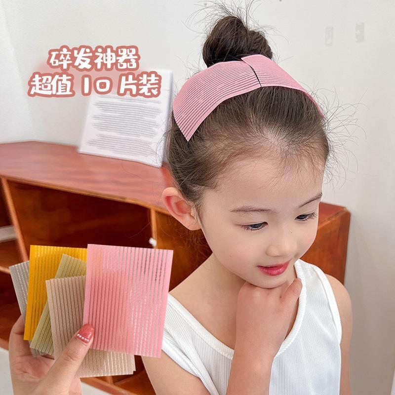 Miếng dán tóc cố định tóc mái gọn gàng khi rửa mặt, trang điểm nhiều màu dễ thương phong cách Hàn Quốc