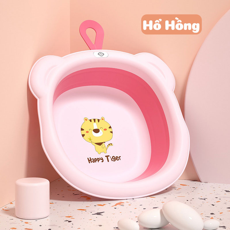 Hình ảnh Chậu Gấp Gọn Cho Bé Đa Năng Tiện Lợi Siêu Tiết kiệm Không Gian - 210