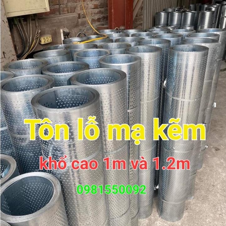 Tôn lỗ mạ kẽm ,tôn lỗ ruồi ( Khổ cao 1m và khổ 1,2m x dày 4zem) Đa Năng