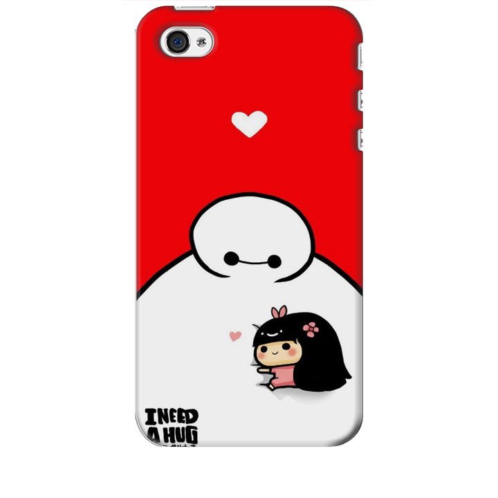 Ốp lưng dành cho điện thoại IPHONE 4 Big Hero Baby