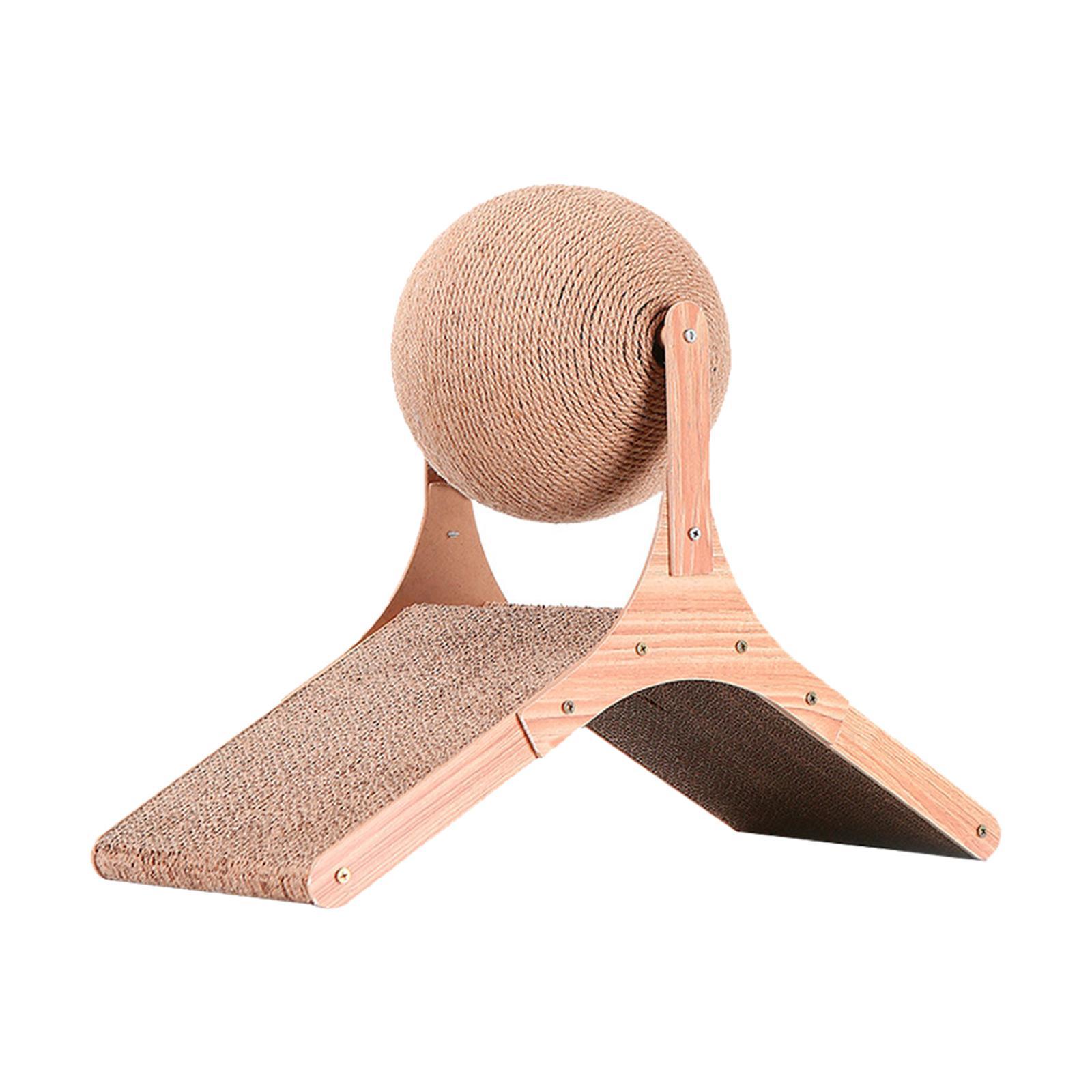 Cat Scratcher Toy Interactive Pet Toy Rotatable Ball Playing Scratching Ball