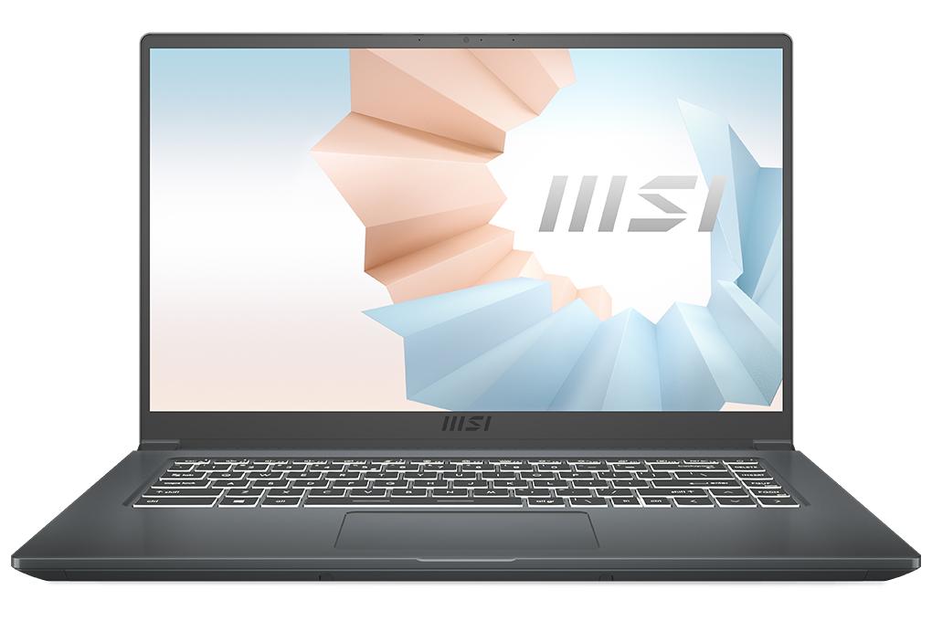 Laptop MSI Modern 15 A5M R5 5500U/8GB/512GB/15.6&quot;F/Túi/Chuột/Win11/(236VN)/Xám - Hàng chính hãng