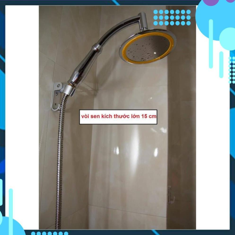Vòi sen cỡ lớn tăng áp D15 và dây sen đẹp dây 1.5m 206780-206786