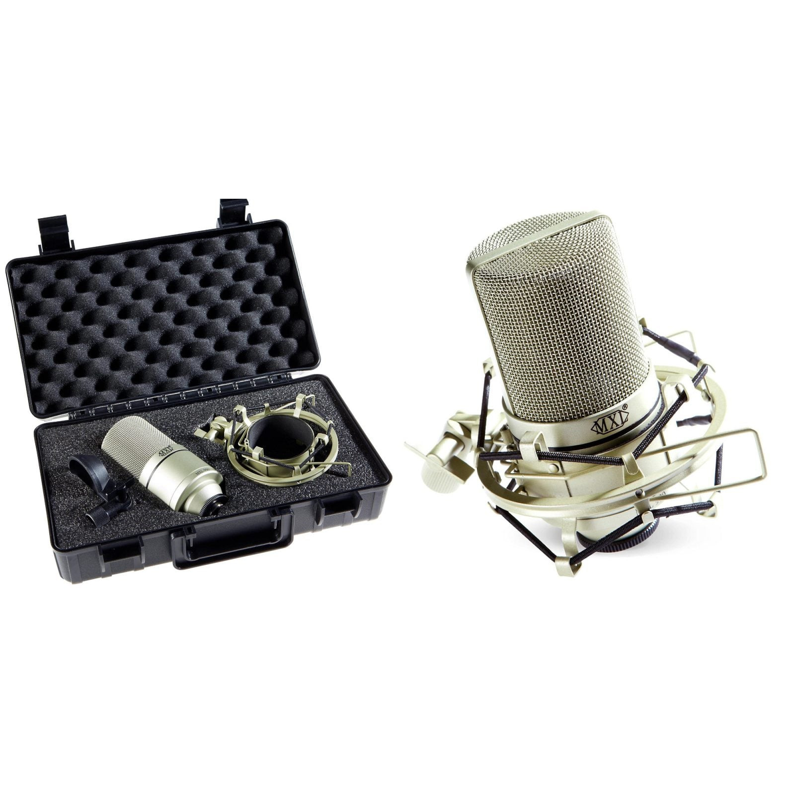 Micro thu âm cao cấp MXL 990 - Condenser Microphone - Micro thu âm chuyên nghiệp cho phòng thu, livestream, karaoke online - Hàng chính hãng