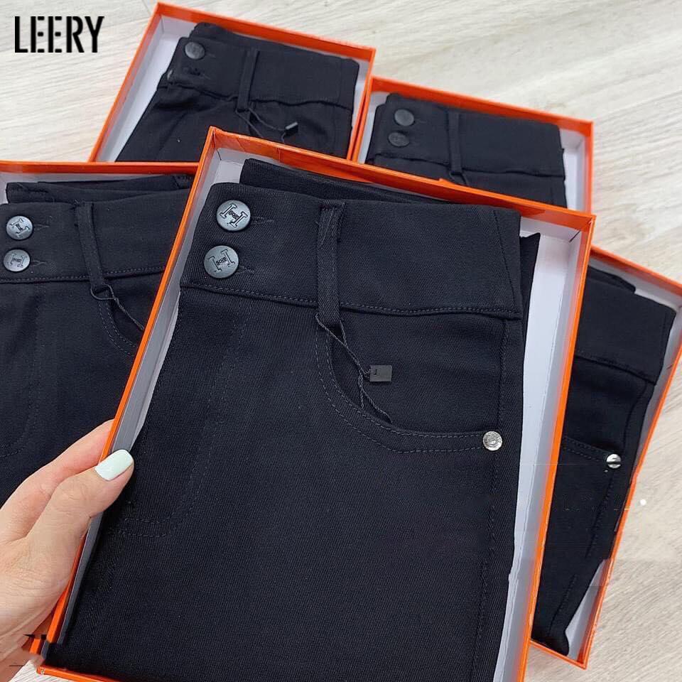 Quần skinny LEERY quần jean lưng cao nâng mông cao cấp chất jean mềm co giãn tốt dáng dài JEA-01