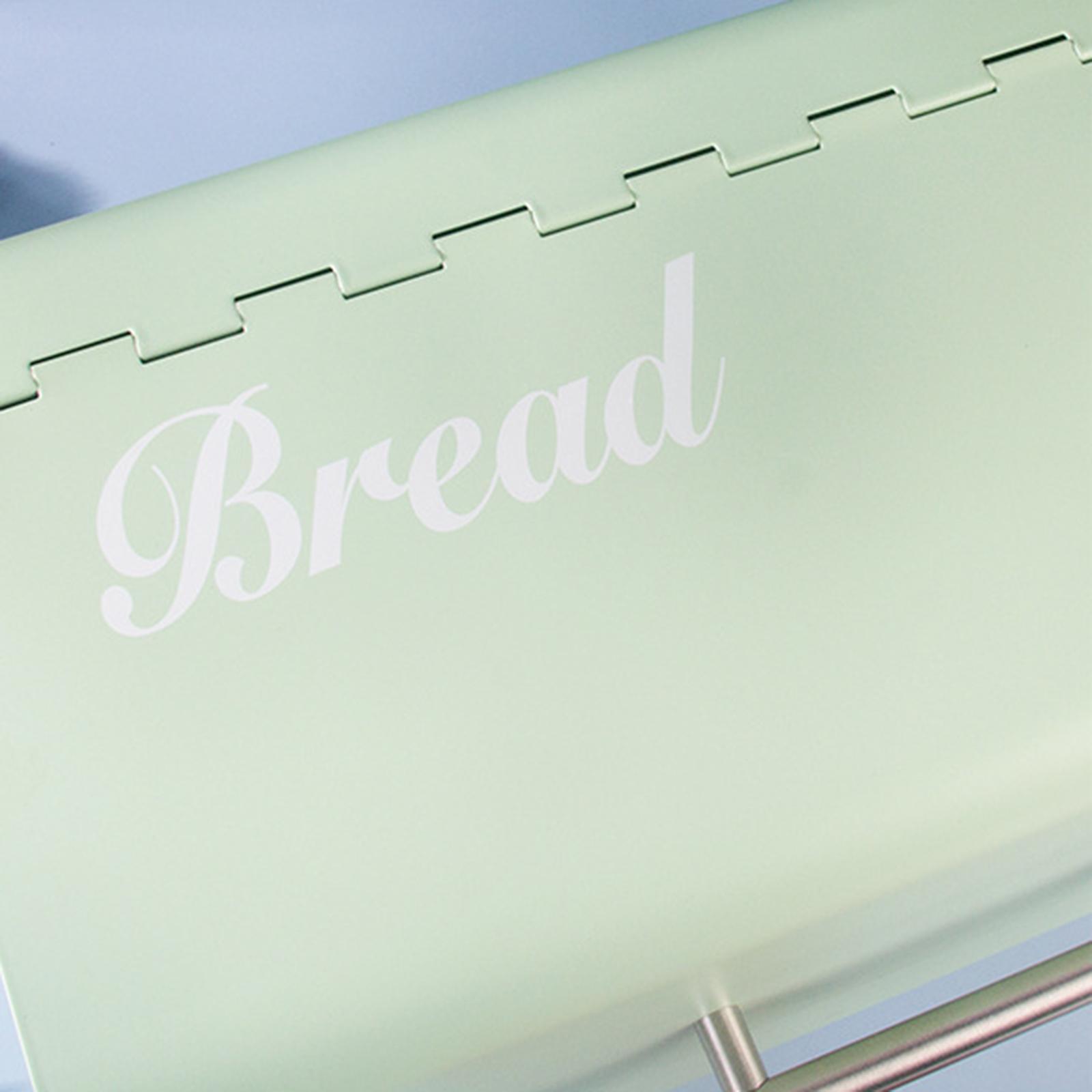 Iron Bread Box Bread Bin Organizer Bread Keeper for Counter Kitchen