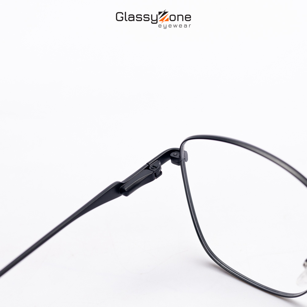 Gọng kính cận, Mắt kính giả cận kim loại Form vuông thời trang Nam Nữ Avery Orson - GlassyZone