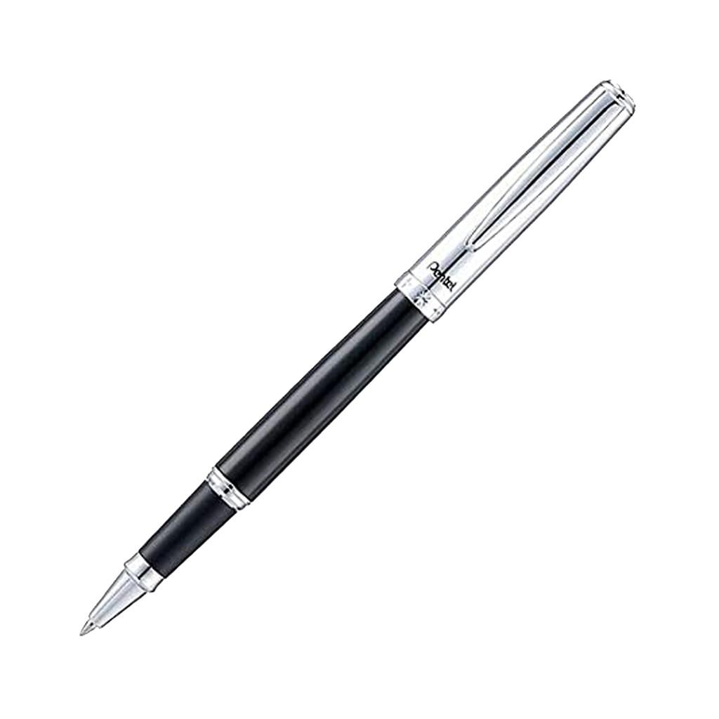 Bút Ký Cao Cấp Pentel K630 Ngòi 0.7mm Mực Xanh | Vỏ Màu Đen Kết Hợp Bảng Trang Nhã