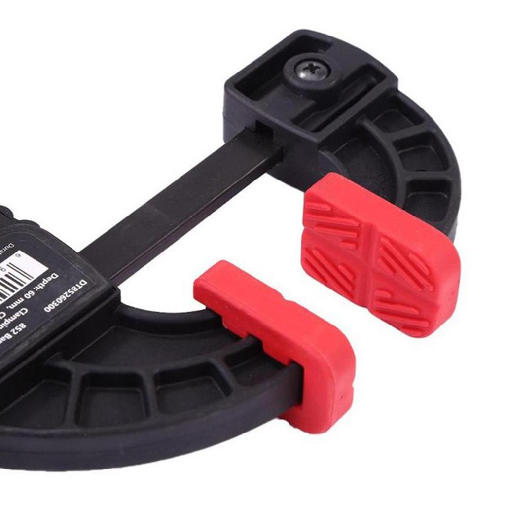 Adjustable Woodworking Clip, 6 Inch Wood-Working Bar Clamp, Quick Ratchet Release Squeeze DIY Hand Tools