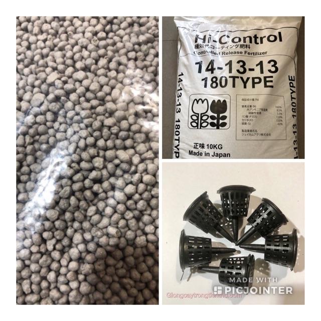 COMBO- 200gr PHÂN CHÌ NHẬT + 30 RỌ ĐỰNG PHÂN TAN CHẬM