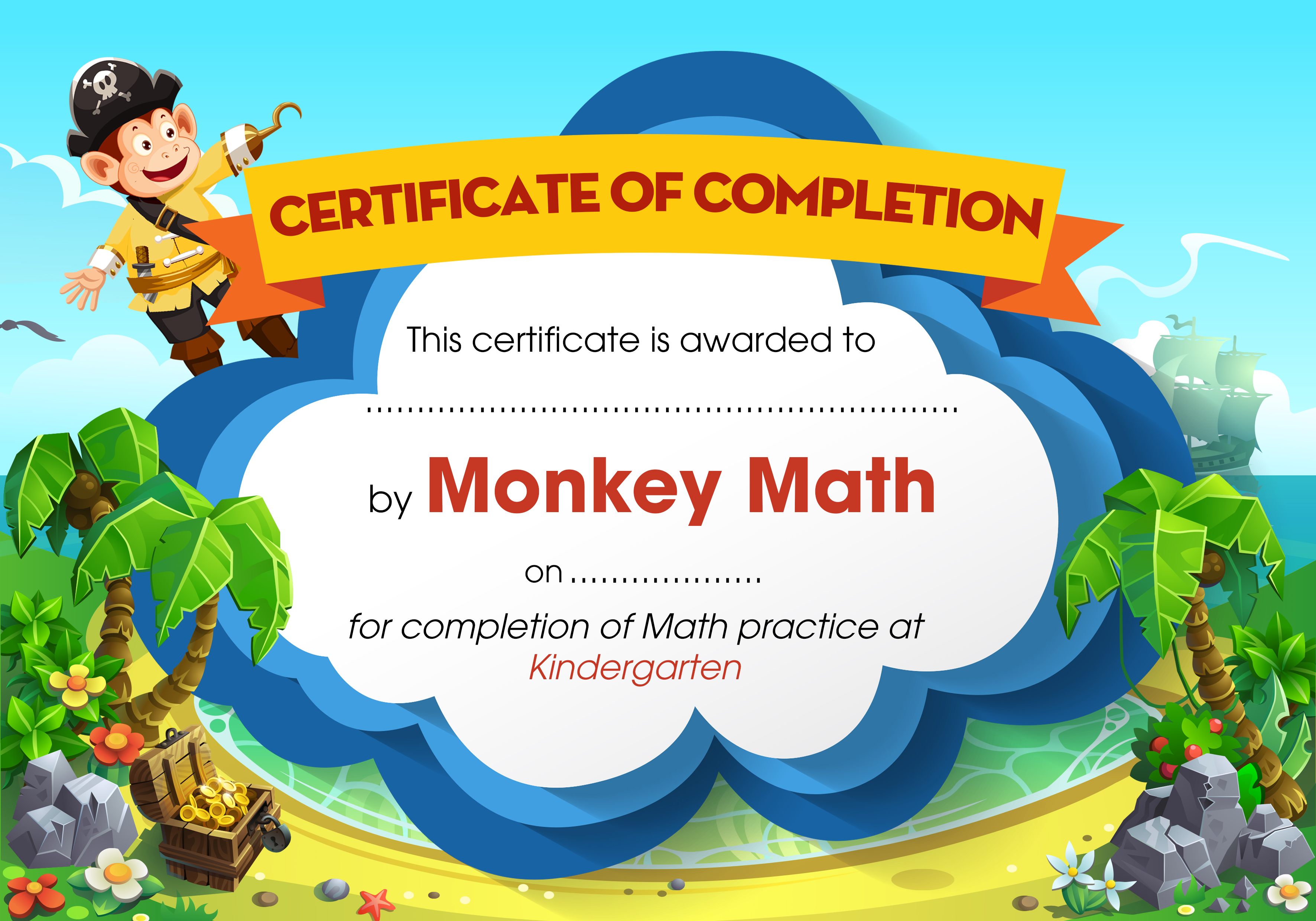 Bài tập bổ trợ Monkey Math - Kindergarten