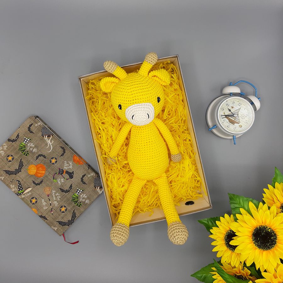 Gấu bông móc len Amigurumi cao cấp - Hươu Sunny quà tặng thú nhồi bông đáng yêu cho bé - SP000284