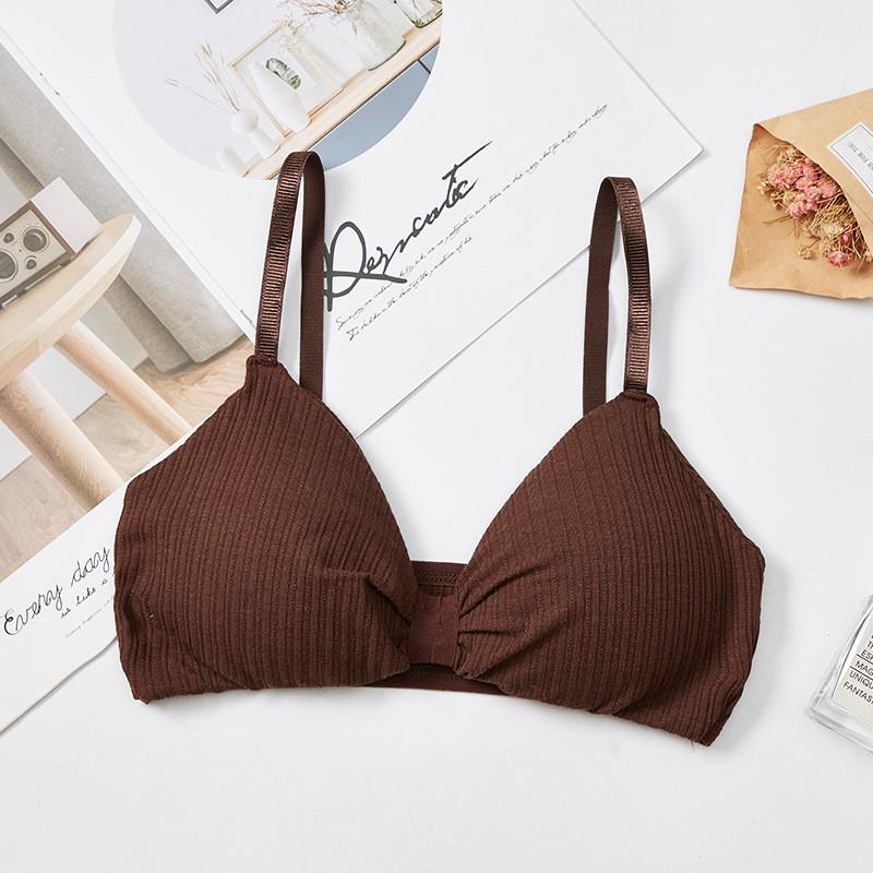 Áo Lót Bra Coton Nơ Đệm Dày Không Gọng BR26