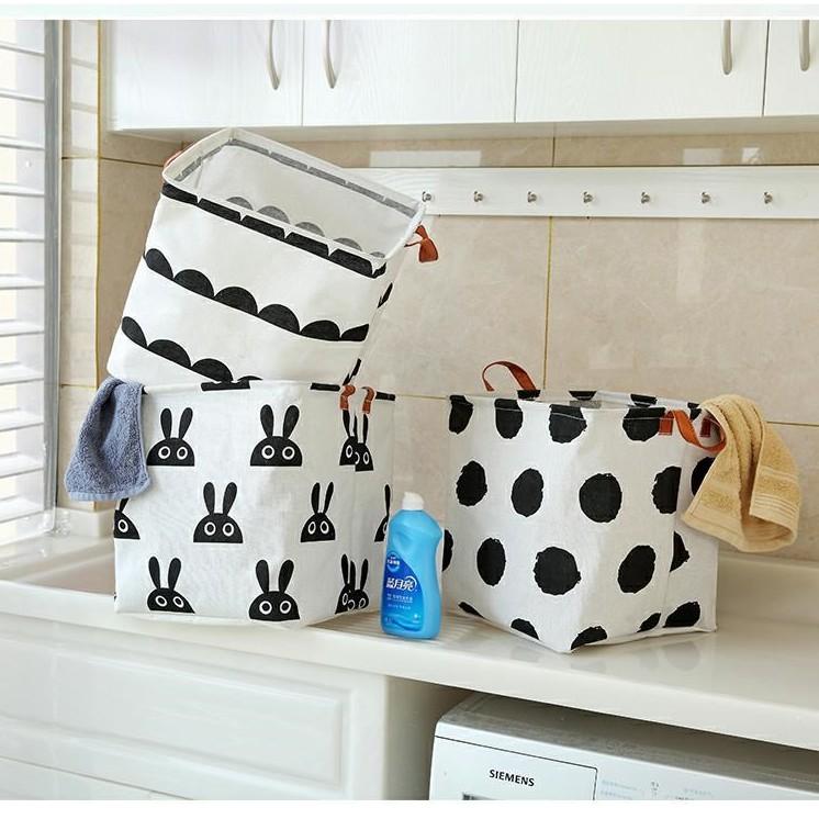 Giỏ đựng canvas tiện dụng