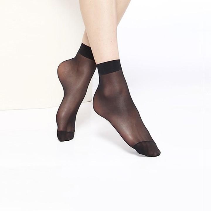 Combo 10 đôi tất da chân nữ ngắn loại tốt, mỏng mát, dai khó rách