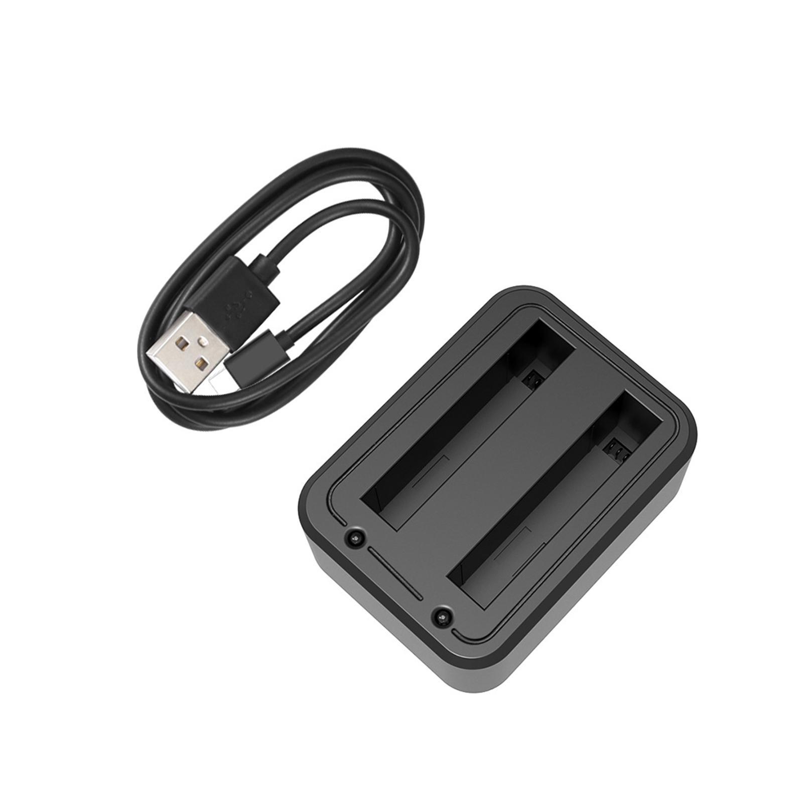 Travel Dual Battery Charger Professional Type-C for  Action Camera