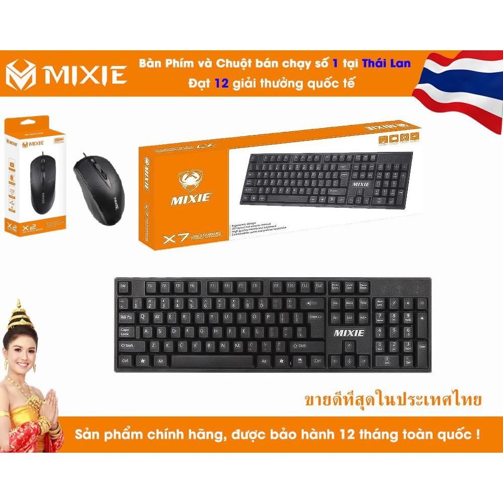 Bàn phím có dây MIXIE X7 Và Chuột Có Dây MIXIE X2 3 Phím Bấm - Chính Hãng - Bảo Hành 12 Tháng - Giá rẻ.