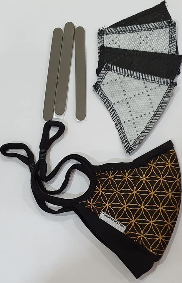 Khẩu Trang Cao Cấp Metamask - Ngăn Ngừa 99% Bụi Siêu Mịn PM2.5 Có Thể Thay Thế Màng Lọc, Có Thể Giặt Lại Được - Hàng Chính Hãng